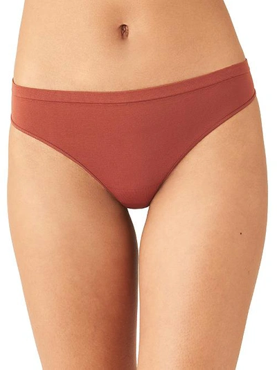 Shop B.tempt'd By Wacoal Comfort Intended Thong In Marsala
