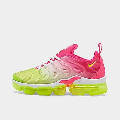Shop Nike Women's Air Vapormax Plus Se Running Shoes In Multi-color/volt/hyper Pink/barely