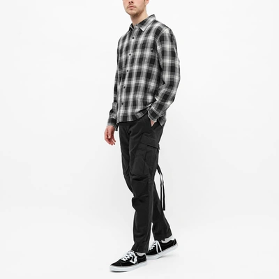 Shop Maharishi Cellulose Cargo Track Pant In Black