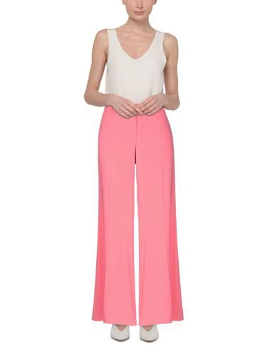 Shop Alberto Biani Woman Pants Fuchsia Size 10 Triacetate, Polyester In Pink