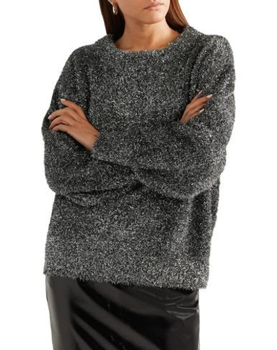 Shop Georgia Alice Woman Sweater Silver Size 10 Polyester, Lurex