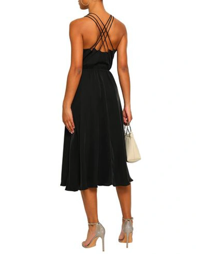 Shop Milly 3/4 Length Dresses In Black