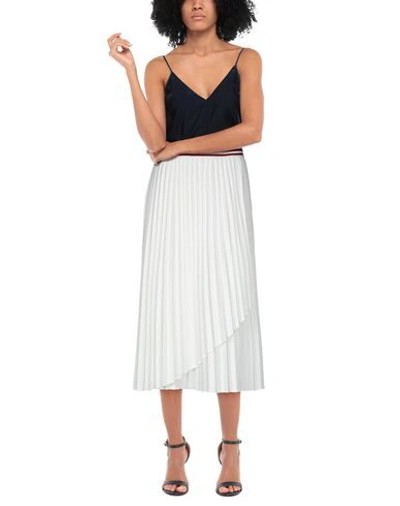 Shop Maje Midi Skirts In White