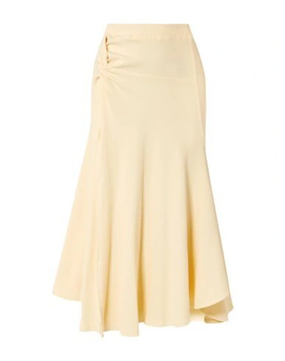 Shop Maggie Marilyn Midi Skirts In Ivory