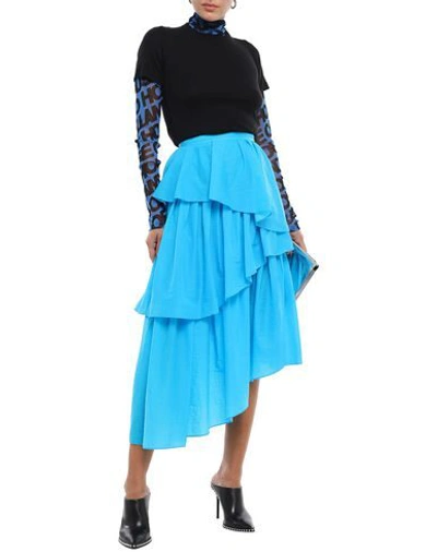 Shop House Of Holland Long Skirts In Azure