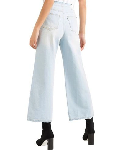 Shop Sjyp Woman Jeans Blue Size S Cotton