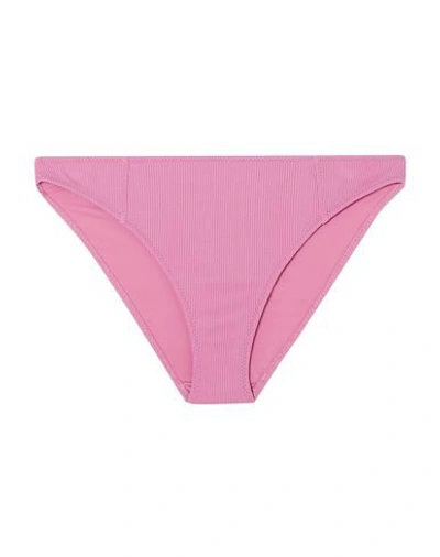 Shop Ganni Bikini Bottoms In Pink