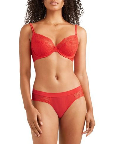 Shop Adina Reay Bras In Coral