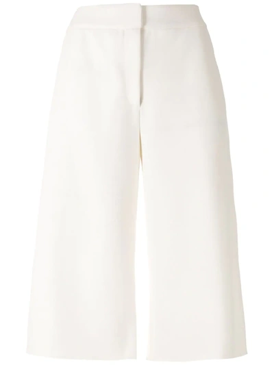 Shop Alcaçuz Straight-leg Bermuda Shorts In White