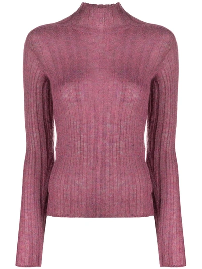 Shop Ambush Turtleneck Jumper In Pink