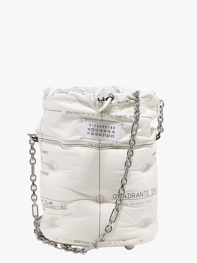 Shop Maison Margiela Bucket Bag In White