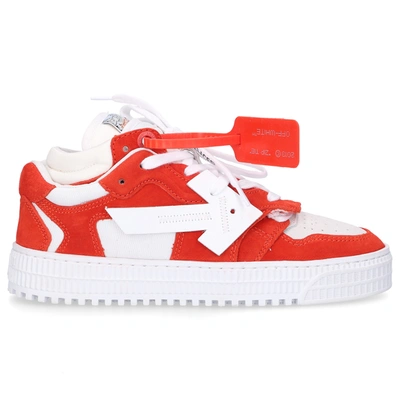 Shop Off-white High-top Sneakers Off Court In White,red