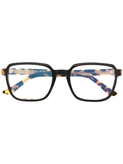 Shop Cutler And Gross Tortoiseshell Square-frame Glasses In Black