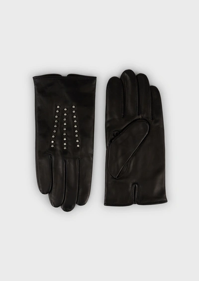 Shop Emporio Armani Gloves - Item 46717857 In Black