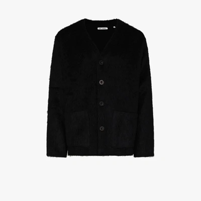 Our Legacy Black Brushed Wool Cardigan | ModeSens