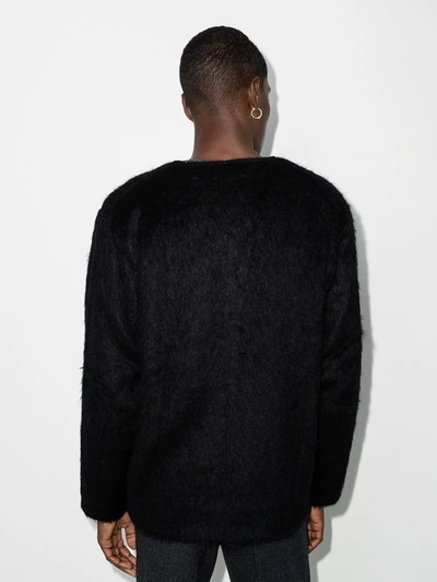 Our Legacy Fluffy Button-up Cardigan - Men's - Acrylic/other Fibers/polyamide/alpacawool In Black