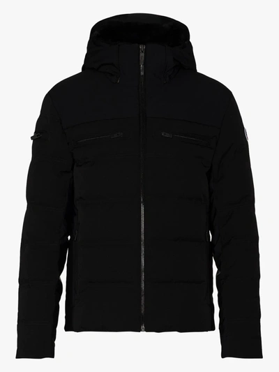 Shop Fusalp Whistler Quilted Down Jacket In Black