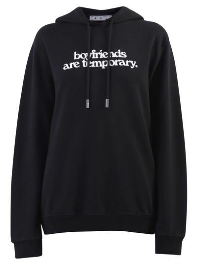Shop Off-white Printed Sweatshirt In Black