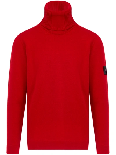 Shop Stone Island Shadow Project Stone Island Shadow Sweater In Red
