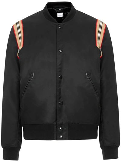 Shop Burberry Harwell Jacket In Black