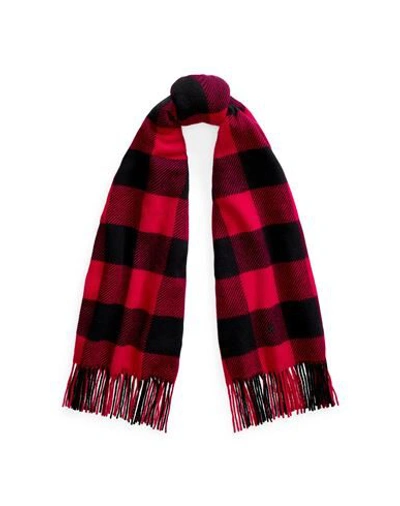 Shop Polo Ralph Lauren Scarves In Red