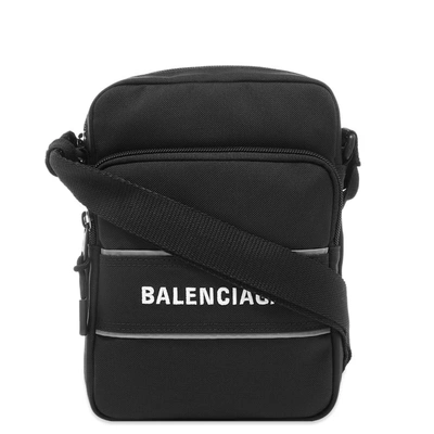 Shop Balenciaga Sports Messenger Bag In Black