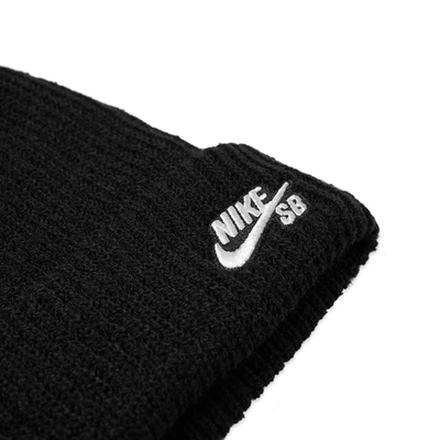 Shop Nike Sb Fisherman Beanie In Black