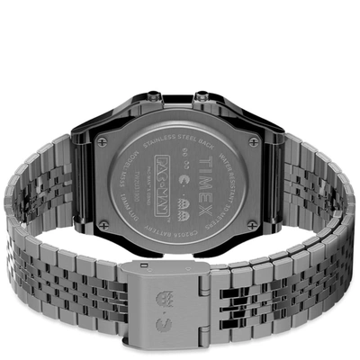 Shop Timex Archive X Pacman  80 Digital Watch In Silver