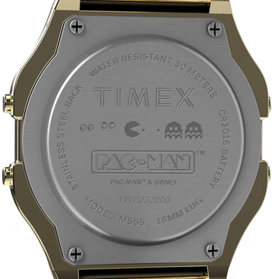Shop Timex Archive X Pacman  80 Digital Watch In Gold