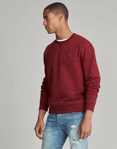 Shop Polo Ralph Lauren Sweatshirts In Maroon