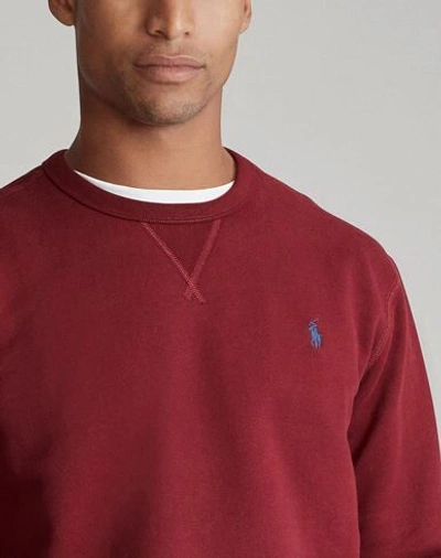 Shop Polo Ralph Lauren Sweatshirts In Maroon