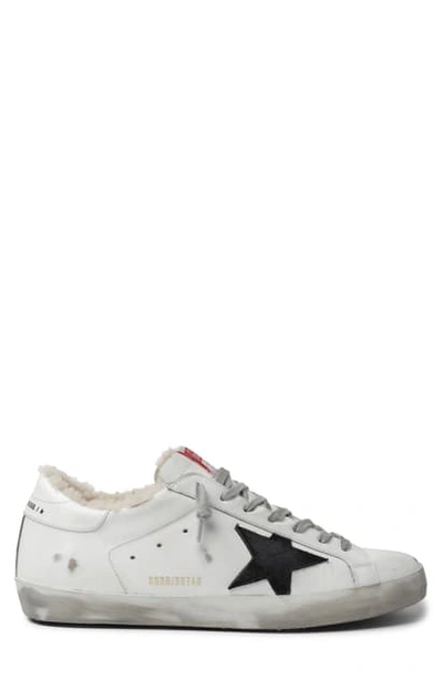Shop Golden Goose Super-star Sneaker In White/ Black/ Black
