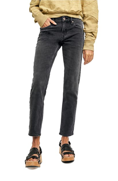 faded black boyfriend jeans