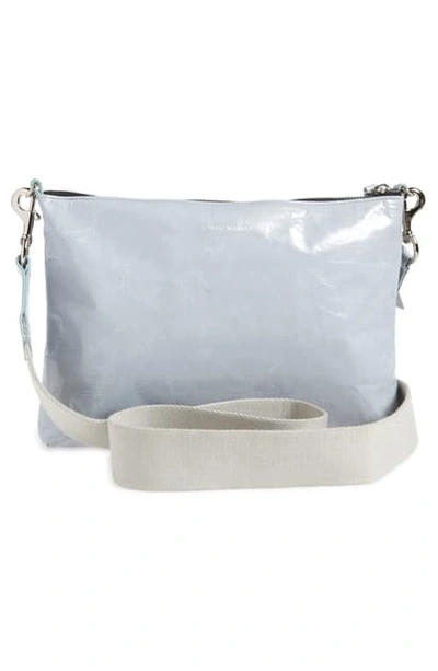 Shop Isabel Marant Nessah Leather Crossbody Bag In Dark Grey