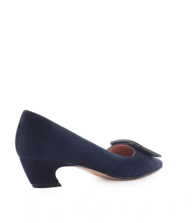 Roberto Festa Walmy Blue Suede Pump In Blue