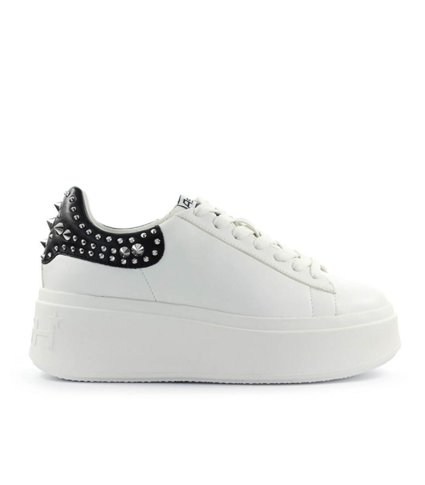 ash moby bicolor platform sneakers