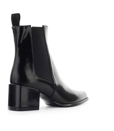 Shop Roberto Festa Black Leather Rania Chelsea Boot