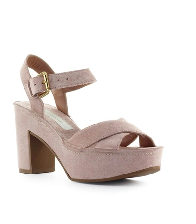 Shop L'autre Chose Light Pink Suede Sandal