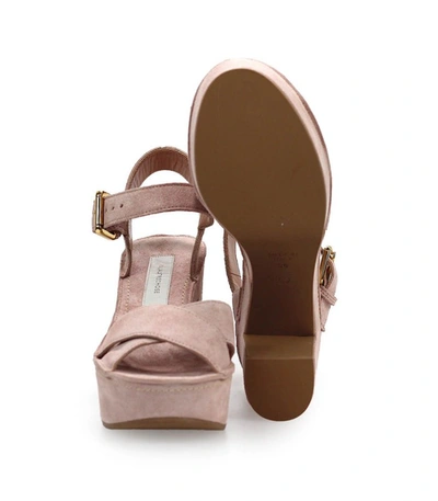 Shop L'autre Chose Light Pink Suede Sandal