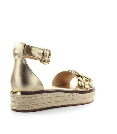 Shop Michael Kors Flora Gold Sandal