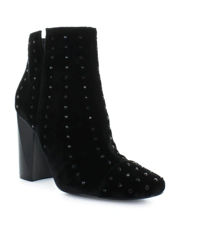 Shop Kendall + Kylie Kendall And Kylie Black Velvet Tiaa Bootie