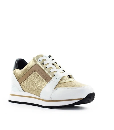 Shop Michael Kors Billie Gold Sneaker