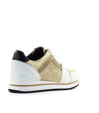 Shop Michael Kors Billie Gold Sneaker