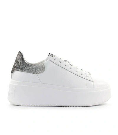Shop Ash Moby White Silver Sneaker