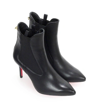 Shop Pinko Bracciano Black Leather Ankle Boot