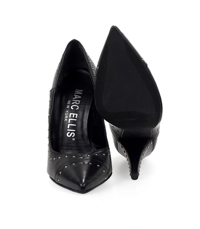 Shop Marc Ellis Black Studs Décolleté