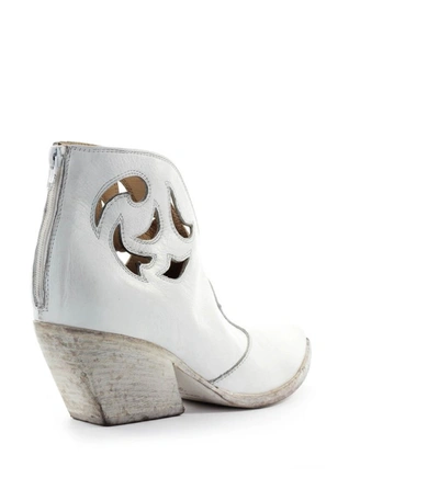 Shop Elena Iachi Light Brown Texan Ankle Boot In Leather