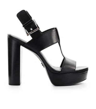 Shop Michael Kors Becker Black Platform Sandal