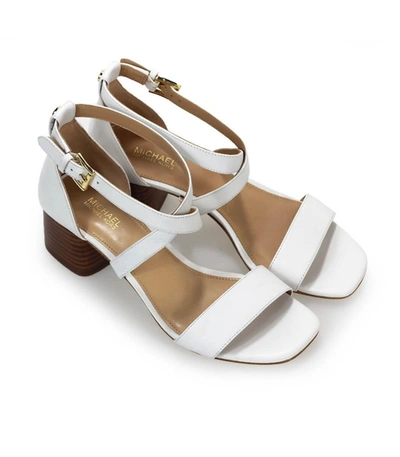 Shop Michael Kors Diane Mid White Sandal