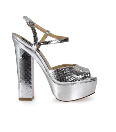 Shop Dsquared2 Ayers Platform Ziggy Silver Sandals